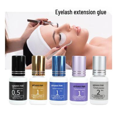 Wimpernkleber für künstliche Wimpern - Schnelltrocknend, Langanhaltend, Tiefschwarz, Salon-Qualität