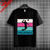 Unisex  Unisexs Volleyball Graphic T Shirt 100 Cotton Short Sleeve Round Neck Tshirt Casual Outdoorwear Sportswear Unisex Clothing