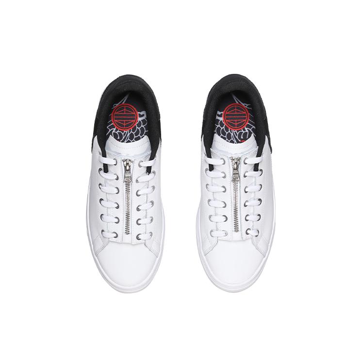 Li Ning Slip Resistant Breathable Lightweight Balance Abrasion Resistant Low top Skateboard Shoes Unisex AGCN386-1