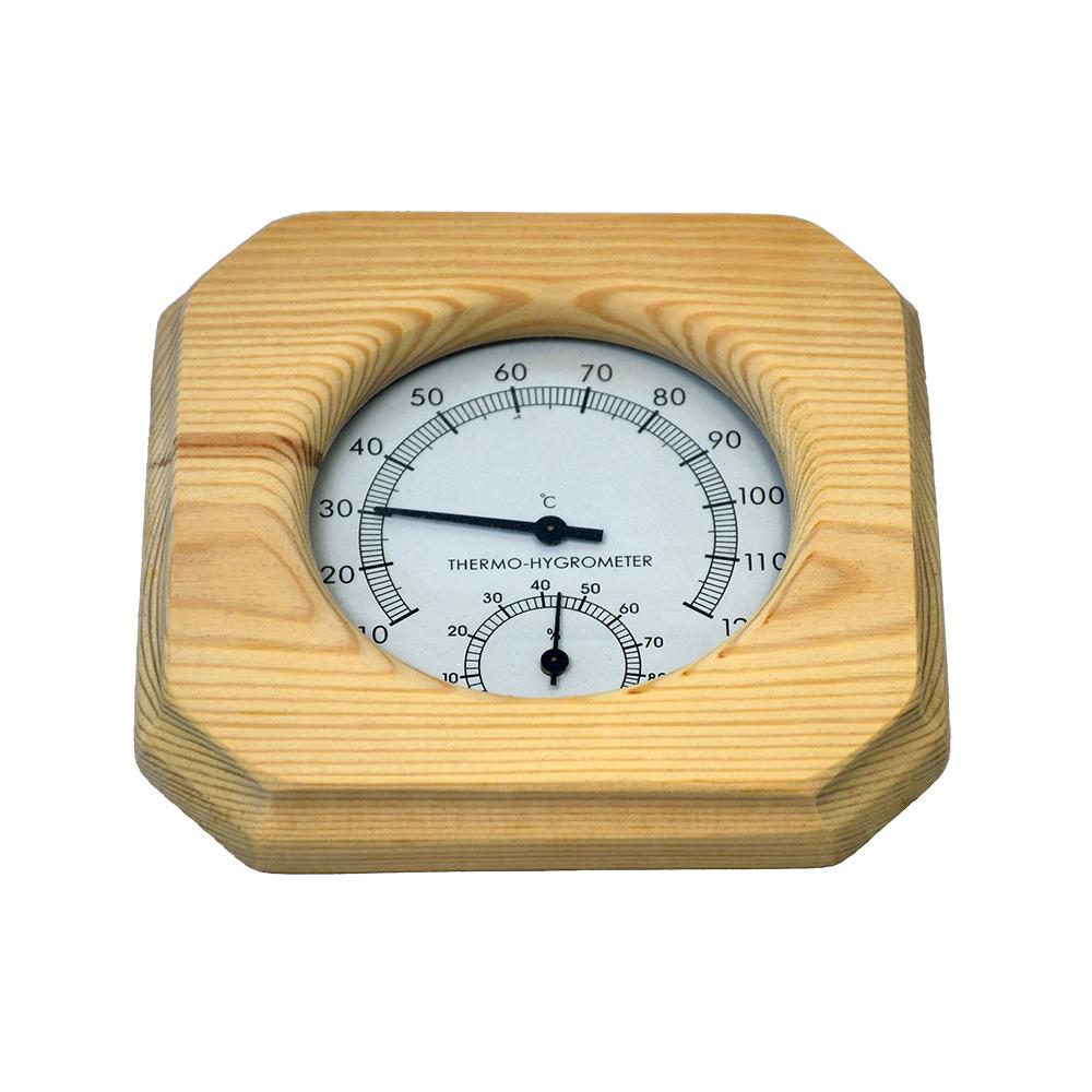 China Manufacturer Sauna Accessories 5-7 Days Wooden Sauna Room Thermometer Hygrometer Digital Temperature