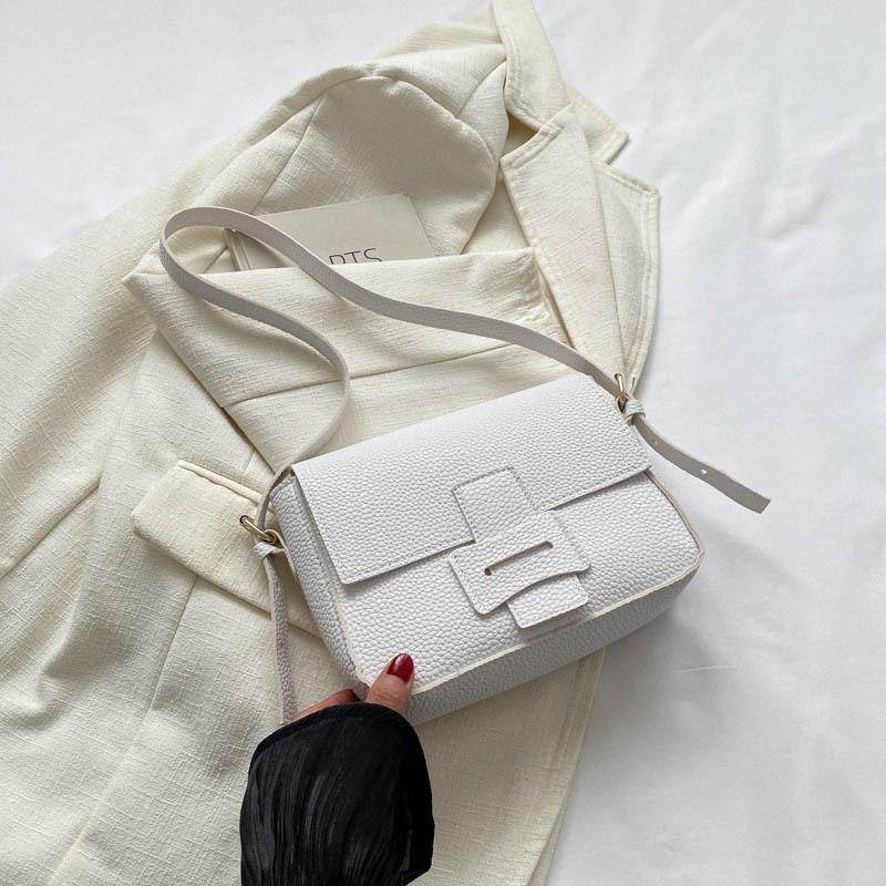 Trendy Small Square Bag Chic Pu Leather Handbag Perfect For Autumn Fashion