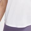 Nike Solid Color Casual Running Short Sleeve Breathable Quick Dry T-Shirt Women Tops White DD0639-100