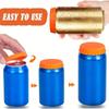 6 Pack Reusable Silicone Soda Can Lids Protective Covers Fit Standard Beer Juice Drink Cans For Home Kitchen Bar Daily Use
