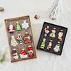 6/9PCS Creative Design Santa Claus Ornament Small Size Snowman Decoration  Christmas Tree Decoration