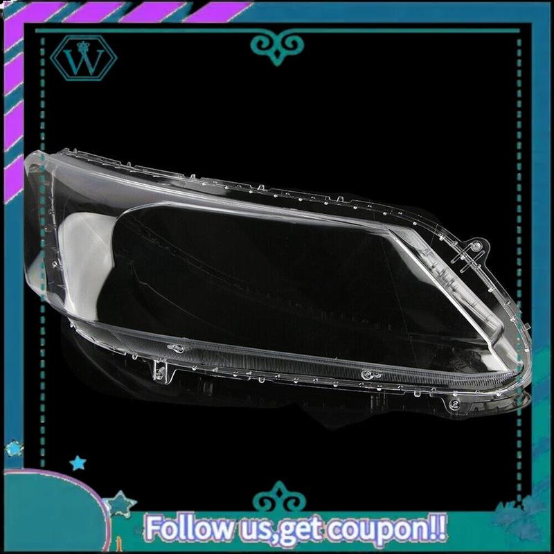 AA92-Right Car Headlight Lens Cover Head Light Lamp Shade Shell Auto Light Cover Fit For 2013-2016 -Honda Accord