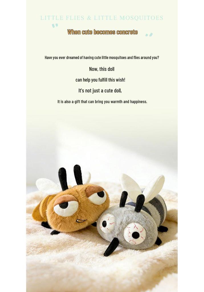 Cute Mosquito Plush Toy - Prank Gift for Boys and Girls