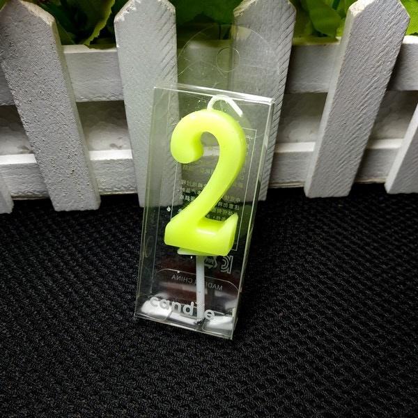 Paraffin Wax Art Candle Birthday Number Shaped Candles