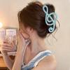 Sweet Musical Note Shape Hair Claw Clips Creative Minimalist Fashion Strong Hold Hair Clips for Women Bridesmaid Wedding Decor
