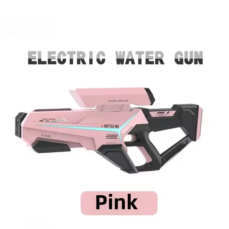 Electric Water Gun Powerful Squirt Automatic Water Suction Continuous Firing Watergun Large Capacity Summer Outdoor Beach Toy