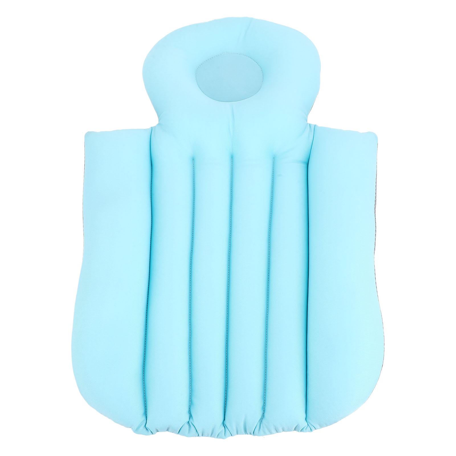 

Подушка для ванны для взрослых, универсальная подушка для ванны, эргономичная, мягкая, дышащая, нескользящая, короткая Light Blue