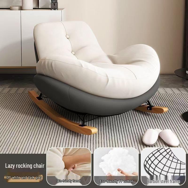 Comfort Rocking Recliner: Lazy Bedroom & Living Room Chair