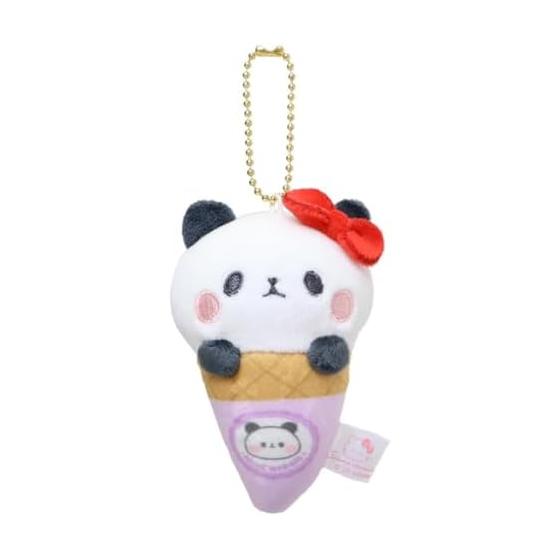 [Kamio Japan] Sanrio Characters x Mochimochi Panda Mascot Keychain Chibi-Pan Ice Sanrio
