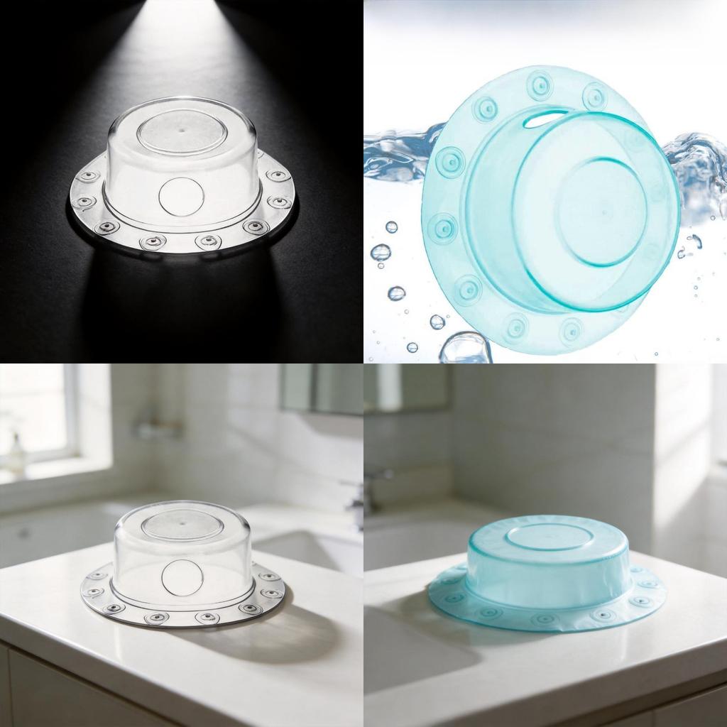 Modern Minimalist Bathtub Drain Cover With Pvc Material For Overflow Prevention And Water Level Control
