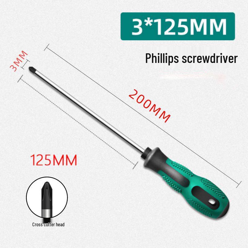 High-Strength Magnetic Screwdriver Set: Phillips, Slotted & Awl