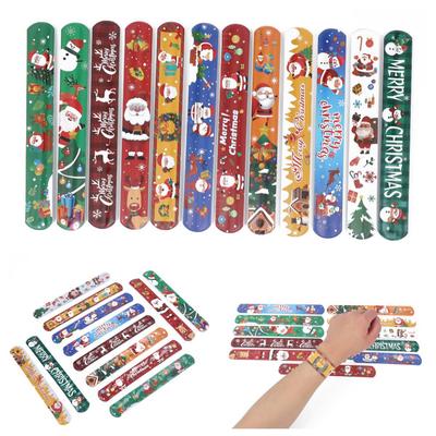 Christmas Snap Bracelet - Children's Toy, New Year Party Wristband, Unique Steel Sheet Decoration Snap Band