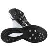 10 Pairs Universal Ice Cleats,Non Slip Gripper Spikes, 5 Steel Studs Crampon Ice