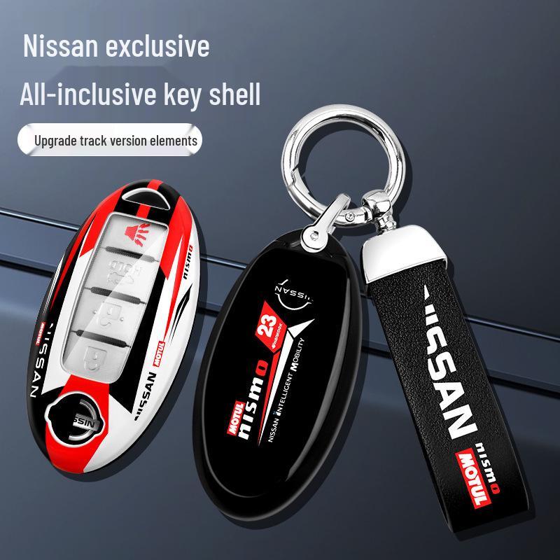Compatible Key Case for 22 Nissan Models: Sylphy, Patrol, GTR, Teana, Qashqai, X-Trail, Murano 10x12x2
