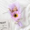 2 Pcs Mini Sunflower Bouquet Scented Artificial Soap Flower Birthday Valentine's Day Gifts