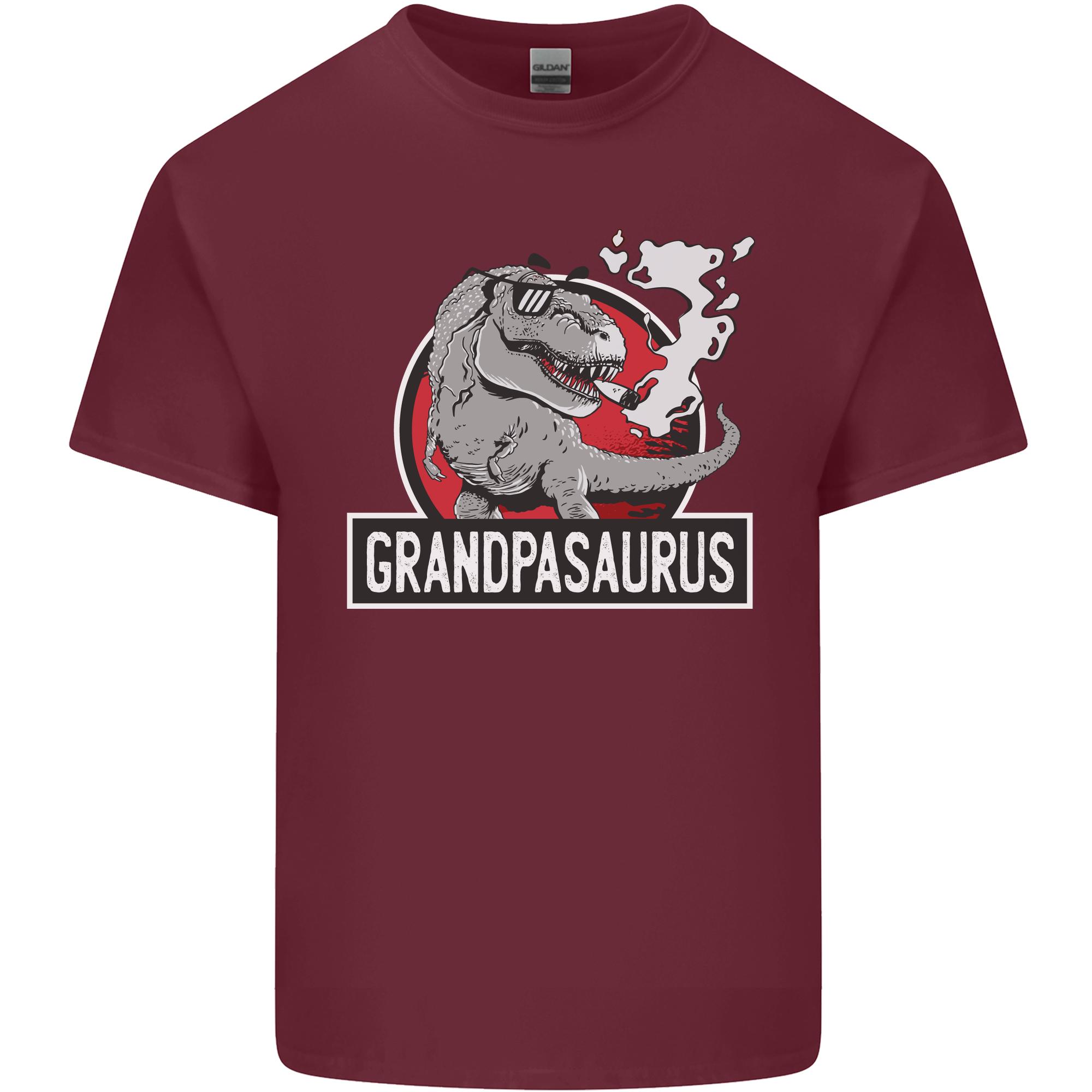 Grandpa Grandpasaurus Grandparents Day Unisexs Light Cotton TShirt S