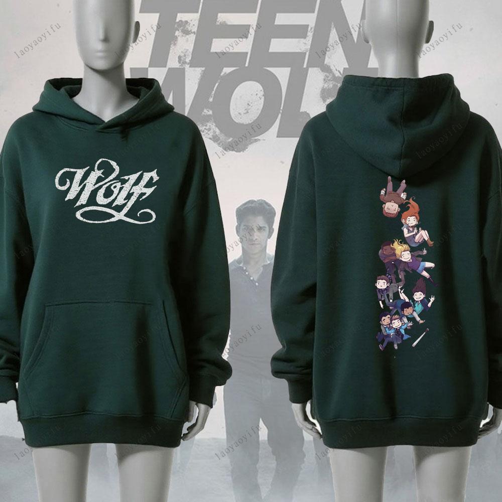 Teen Wolf Hoodie Men Pullover Novelty Trending Clothes Autumn and Winter Keep Warm Tracksuit Street Fashion Sportswear
