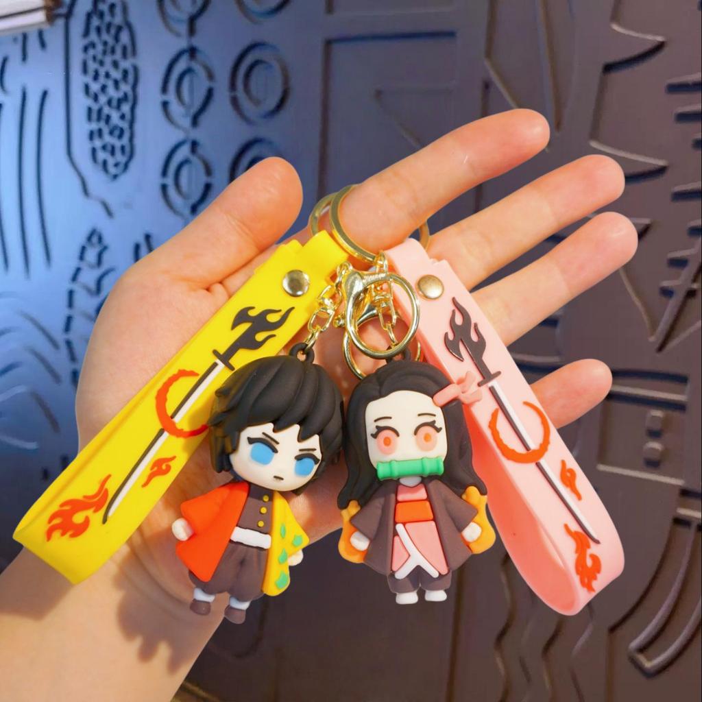 Demon Slayer Tanjiro 3D Keychain Pendant