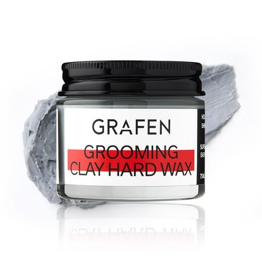 GRAFEN Grooming Clay Hard Hair Wax, 75g - hard hold clay styling wax, Korean 75g