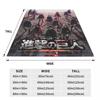 Attack On Titan Anime Manga Blanket Shingeki no kyojin Fleece Throw Blanket Bedroom Sofa Printed Ultra-Soft Warm Bedspreads