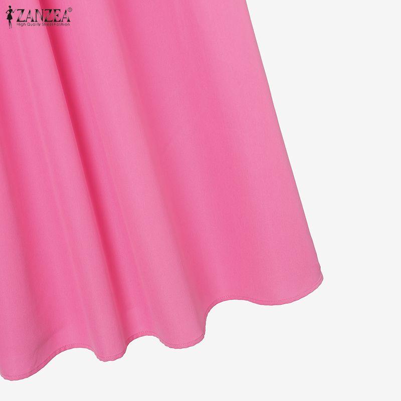 ZANZEA Women Sleeveless Vest Tops and Long Skirts Summer Two Piece Suit Sets