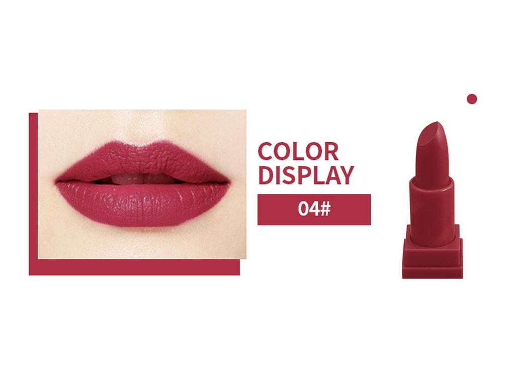Exclusive Cross-Border Matte Lipstick - Non-Stick, Moisturizing, Full Size
