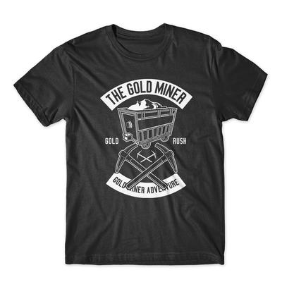 The Gold Miner T-Shirt 100% Cotton Premium Tee New