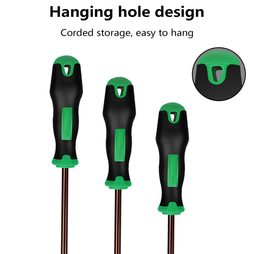 Magnetic Bit Driver Nut Driver with Nonslip Handle and Strong Magnet Tip Screwdriver Handle for Holding Bits Screws