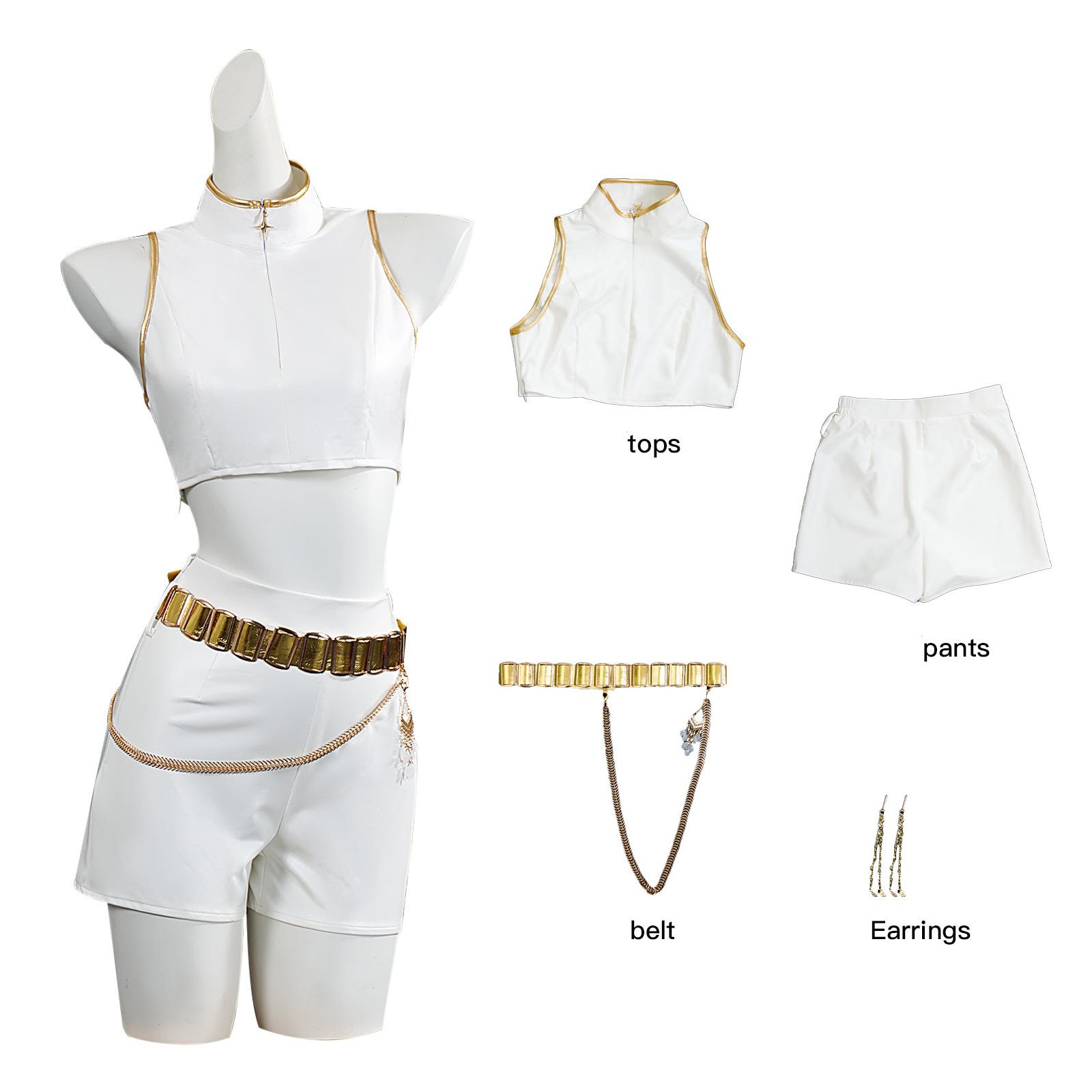 

Kid Girls Rumi K Pop Demon Hunter Cosplay Kids Black Gloden Costume Chid Disguise Performance Roleplay Uniform Halloween 150