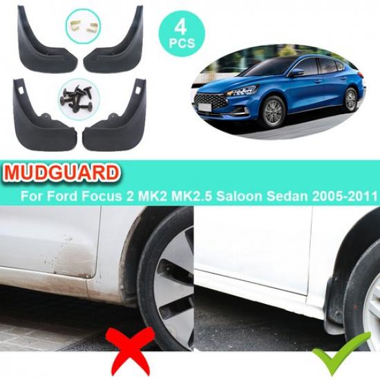 Car Mudguard For Ford Focus 2 MK2 MK2.5 Sedan 2005-2011 Mudflap Fender Protector