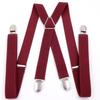 Herren Hosenträger Verstellbare Hosenträger X-Form Elastisches Band Seitenclip Überkreuzt Erwachsener Hosenträger Hosen Bekleidungszubehör