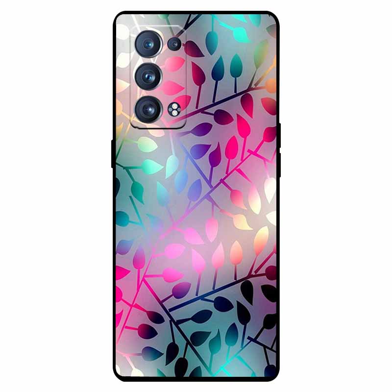 For Oppo Reno 6 Pro 5G Case Snapdragon Shockproof Soft Silicone TPU Back Cover For Oppo Reno 6 Pro CPH2247 Phone Cases Cute Capa