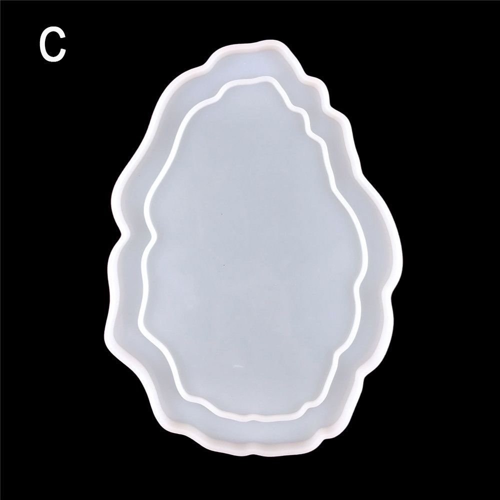 Kristall Epoxid Quadratisch Rund Harz Anhänger Rahmen Ständer Form Fotorahmen Silikonform Harzform