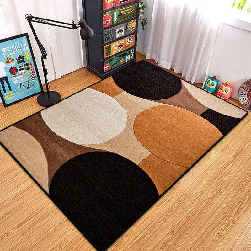 Abstract Style Carpet Living Room Modern Style Soft Fluffy Rugs for Bedroom Cloakroom Decoration Anti-skid Easy Clean Floor Mats