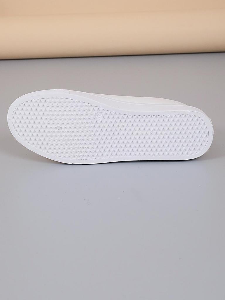 2024 Frühling Damen Übergröße Römischer Stil Weiß Schnürung Rutschfest Mode Sneaker