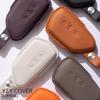 Leather Car Remote Key Cover Case Holder Shell for Volkswagen 16 New Sagitar Teramont Passat Tiguan L Pro ID.3 ID4X ID6X Golf 8