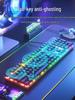 Wired Mechanical-Feel Keyboard Mouse Combo for Quiet E-sports Gaming and Typing