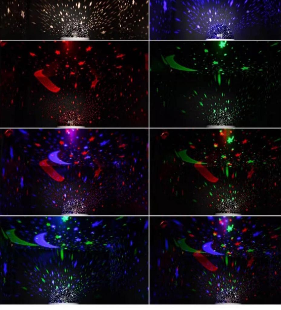 Milky Way Star Night Light: Anti-Glare Bedroom Star Projector & Birthday Gift