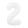 32/40Inch Cream Color Number Balloons 1-9 Large Digital Foil Helium Ball Girl Kids Adult Happy Birthday Party Decoration Wedding