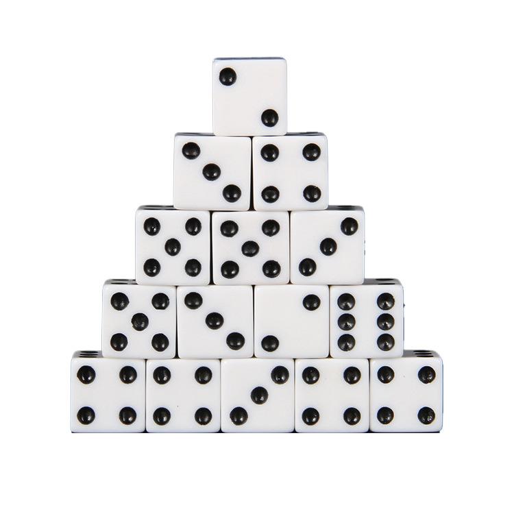 10Pcs/Set Acrylic Dice Set 6 Sided 16Mm D6 Carved Pattern Polyhedron Game Dice For Rpg Dungeons And Dragons Board Game