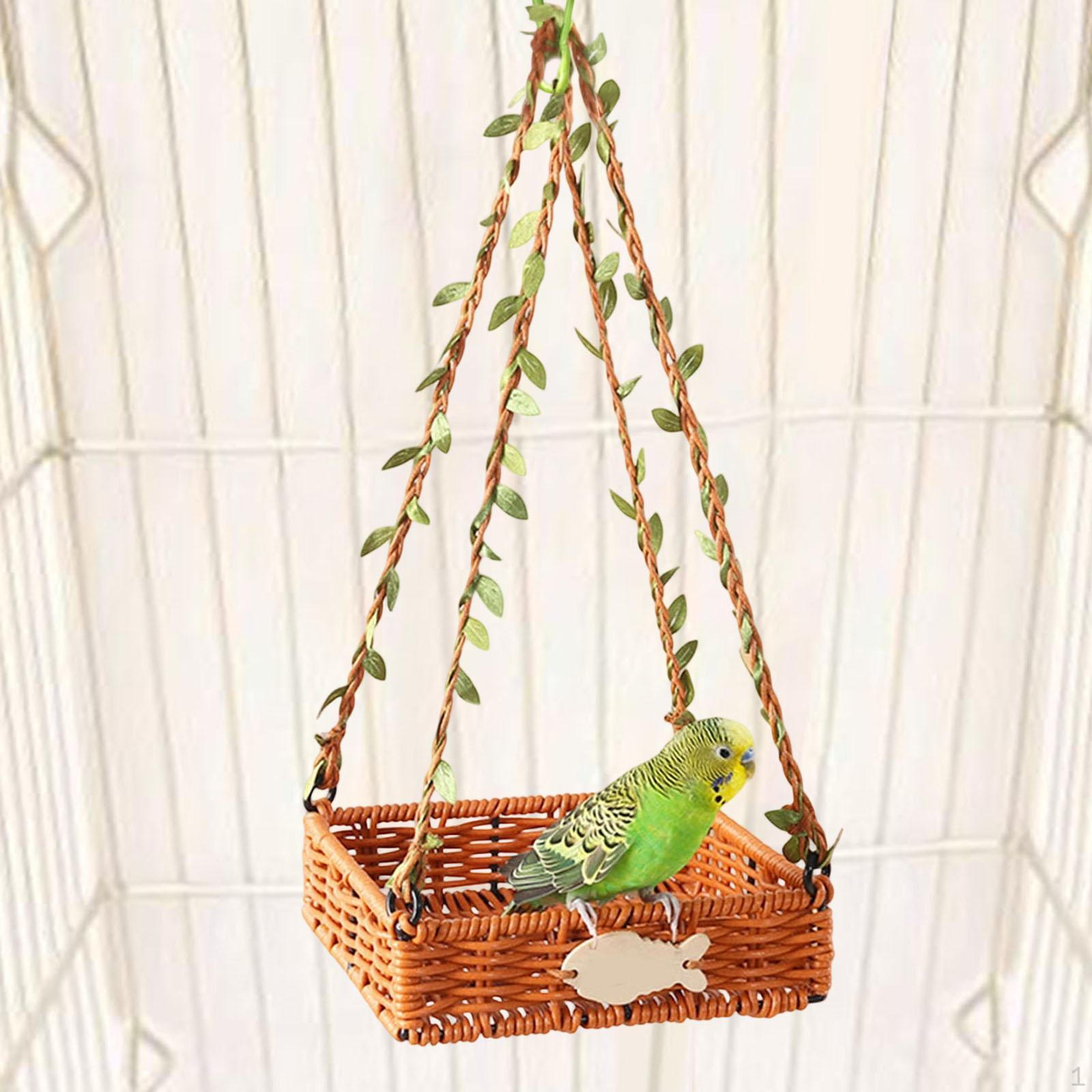 

Bird House for Cage Birdhouse Breathable Universal Decorative Nest Parrot Breeding Box Square