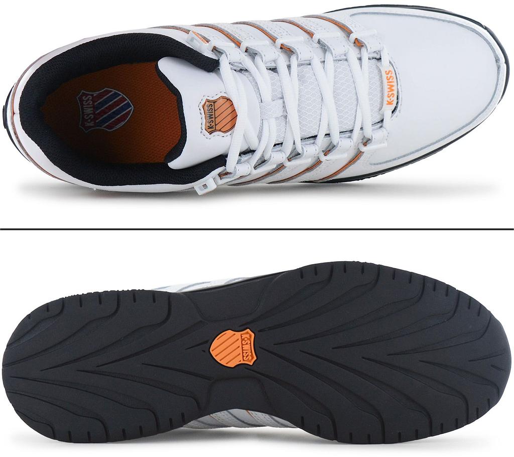 K-Swiss RINZLER Leather - Herren Sneakers Schuhe Weiß 01235-185-M ORIGINAL