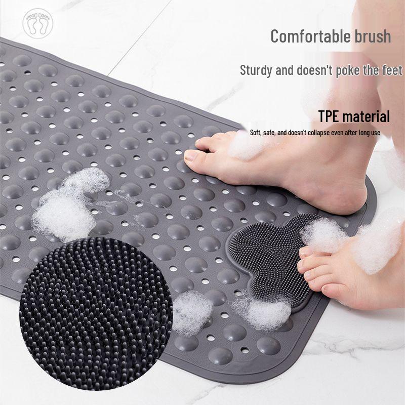 Eco-friendly Non-Slip Bathroom Mat for Shower - Safe for Children, Elderly, and Pregnant Women
