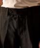 BIRD CHE Cole S Black Woolsilk Slacks
