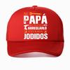 If Dad Cant Fix It Were Screwed Baseball Cap Retro Gift for Spanish Father Papa Unisex Motorcycle Casual Mesh Hat