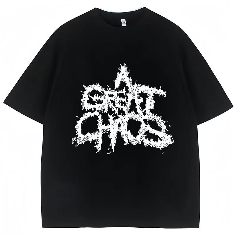 Popular Rapper Ken Carson Playboi Carti T Shirts Opium Destroy Lonely Gothic Punk T Shirts Men Women Pure Cotton Tees Streetwear