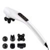 Handheld Back Massager Portable Electric Massage Stick Deep Tissue Massage for Back Neck Shoulders Full Body 12 Modes 6 Heads